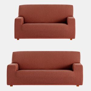 Conjunto de capas para sofá Eysa TROYA Laranja 70 x 110 x 210 cm 2 Peças