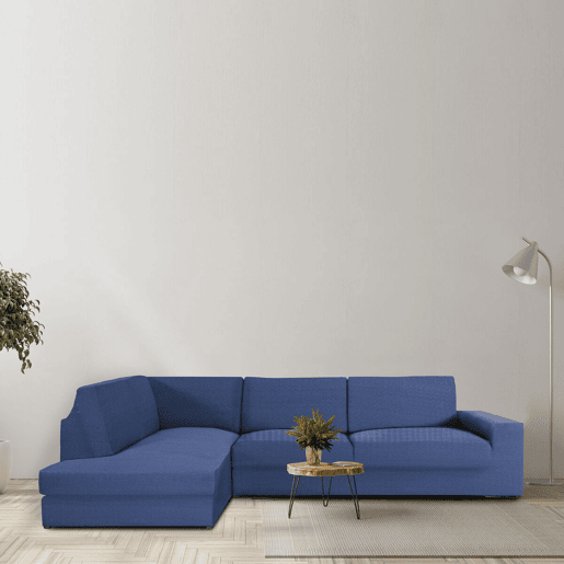 Capa do Sofá Eysa JAZ Azul 110 x 120 x 500 cm