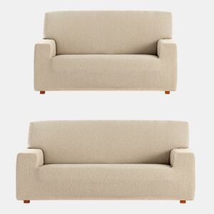 Conjunto de capas para sofá Eysa TROYA Branco 70 x 110 x 210 cm 2 Peças