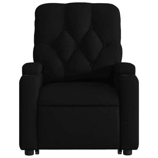 vidaXL Poltrona de massagens reclinável elevatória tecido preto vidaXL Poltrona de massagens reclinável elevatória tecido preto