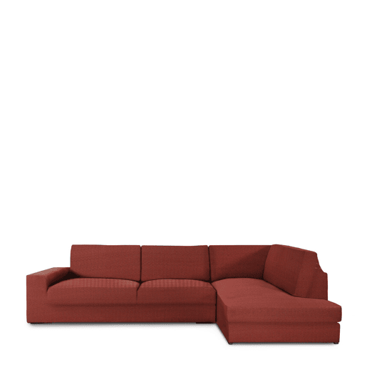 Capa do Sofá Eysa JAZ Vermelho Escuro 110 x 120 x 500 cm