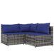 Juego De Muebles De Jardín Juego De Muebles De Jardín Gris Azul