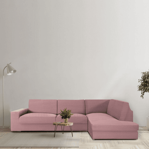 Capa do Sofá Eysa JAZ Cor de Rosa 110 x 120 x 500 cm Capa do Sofá Eysa JAZ Cor de Rosa 110 x 120 x 500 cm
