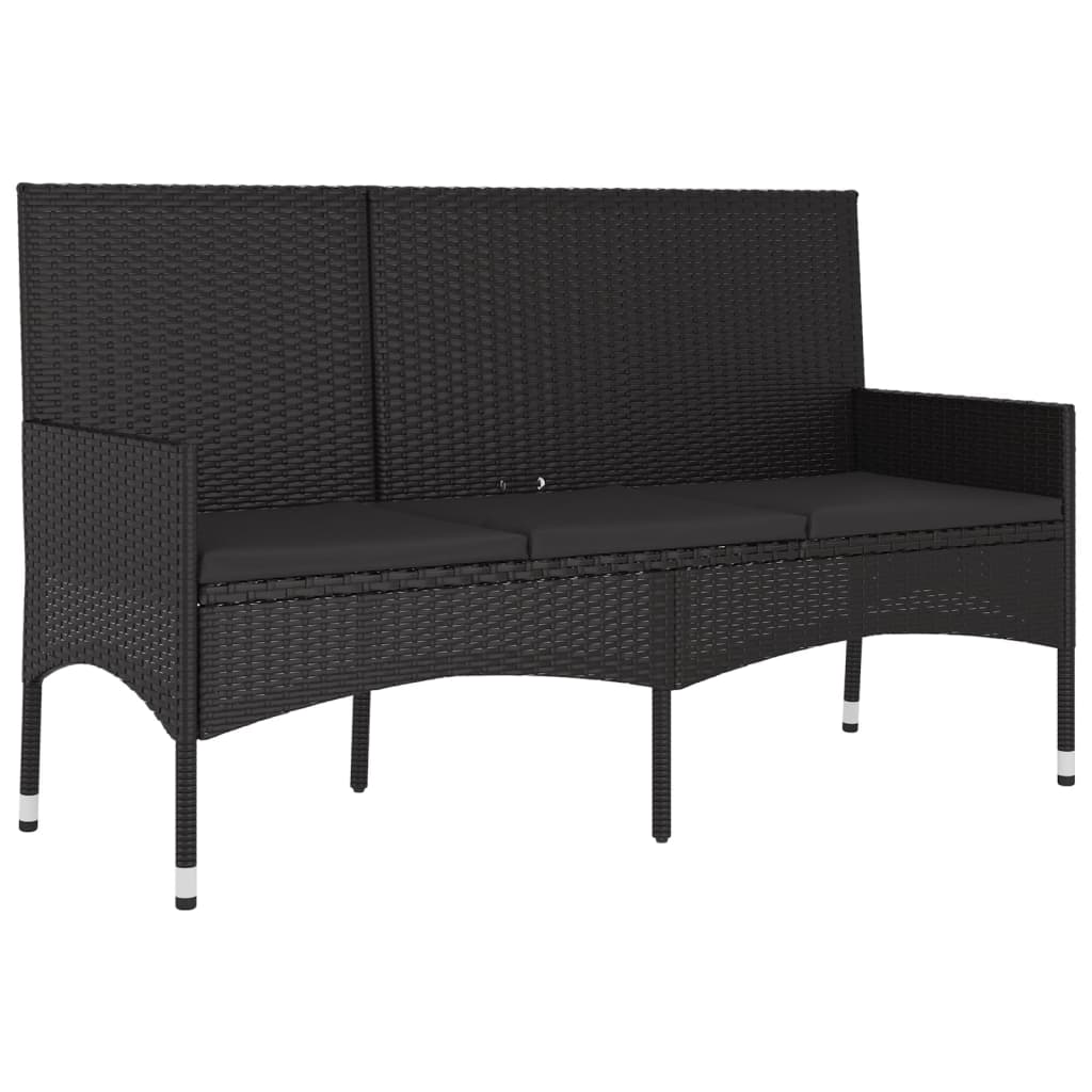 Banco De Jardín 140x51 Negro