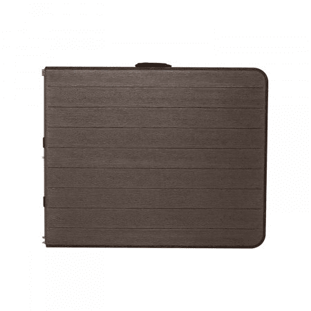 Mesa dobrável retangular efeito madeira 180x74x74cm 7house