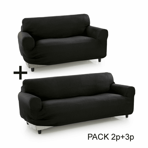 Capa do Sofá Sofakover Pocket Duo Romeo 2 Unidades - Preto