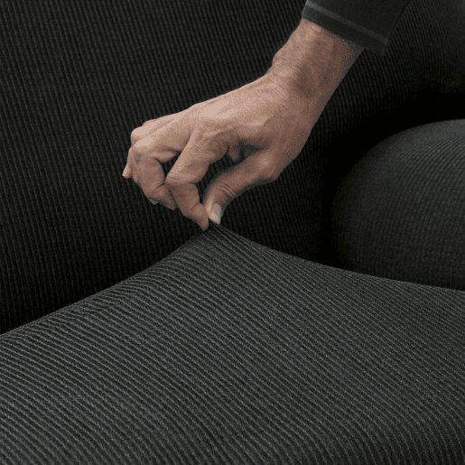 Capa do Sofá Sofakover Pocket Duo Romeo 2 Unidades - Preto