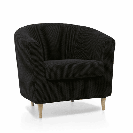 Capa para poltrona Sofaskins NIAGARA 1 lugar - Preto Capa para poltrona Sofaskins NIAGARA 1 lugar - Preto