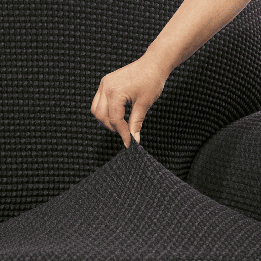 Capa para poltrona Sofaskins NIAGARA 1 lugar - Preto Capa para poltrona Sofaskins NIAGARA 1 lugar - Preto