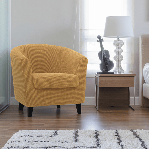 Capa para poltrona Sofaskins NIAGARA 1 lugar - Amarelo Capa para poltrona Sofaskins NIAGARA 1 lugar - Amarelo