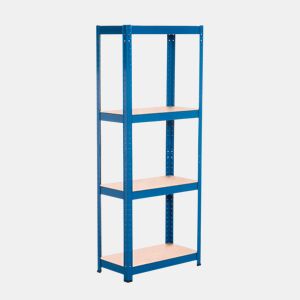 Estante Metálica com 4 Prateleiras Ajustáveis u200Bu200B148x60x30cm 240Kg Thinia Home