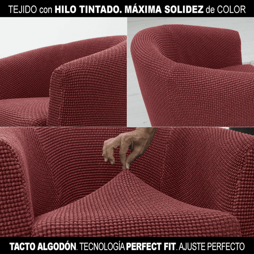 Capa para poltrona Sofaskins NIAGARA 1 lugar - FĂșchsia Capa para poltrona Sofaskins NIAGARA 1 lugar - FĂșchsia