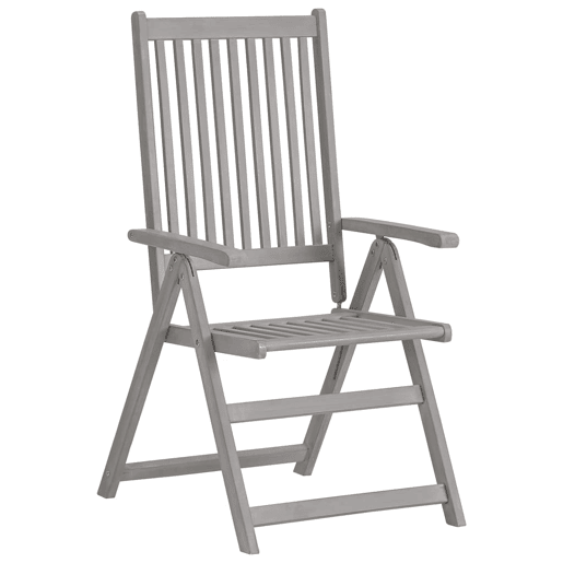 vidaXL Cadeiras jardim reclináveis c almofadões 2 pcs acácia maciça vidaXL Cadeiras jardim reclináveis c almofadões 2 pcs acácia maciça