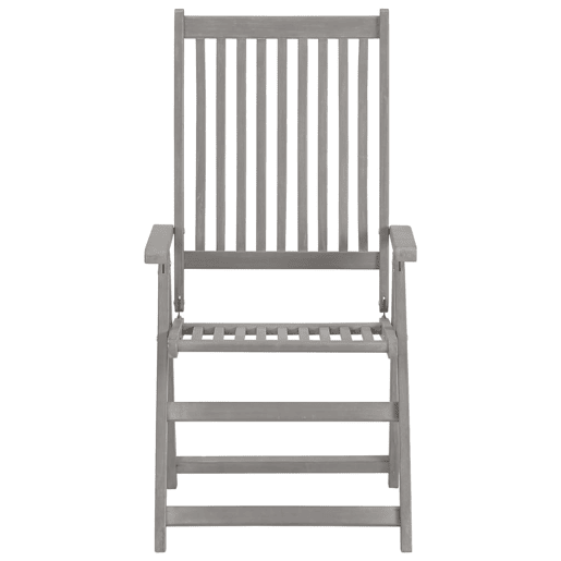 vidaXL Cadeiras jardim reclináveis c almofadões 2 pcs acácia maciça vidaXL Cadeiras jardim reclináveis c almofadões 2 pcs acácia maciça