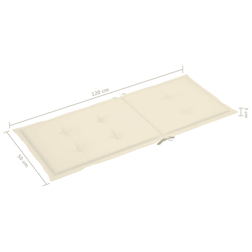 vidaXL Cadeiras jardim reclináveis c almofadões 2 pcs acácia maciça vidaXL Cadeiras jardim reclináveis c almofadões 2 pcs acácia maciça