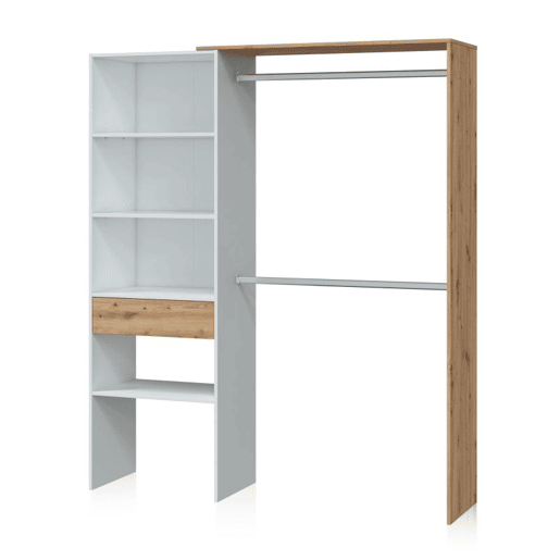 Roupeiro Ezra Blanco Soft - Roble Nodi 158 x 187 x 40 cm