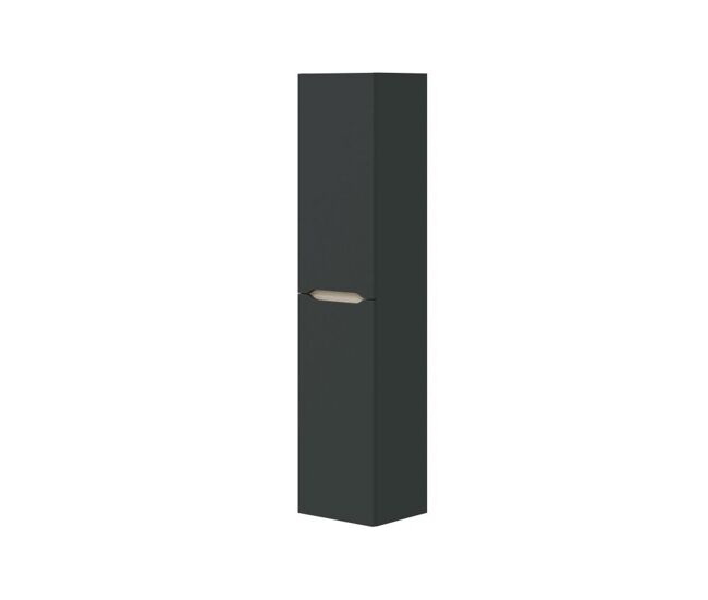 Columna de baño suspendida lotto antracita - roble 31 x 135 x 26 cm