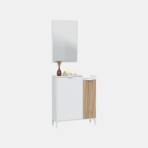 Corredor de Nitza Blanco Artik (Blanco Mate) - Natur 77 x 91 x 24 cm