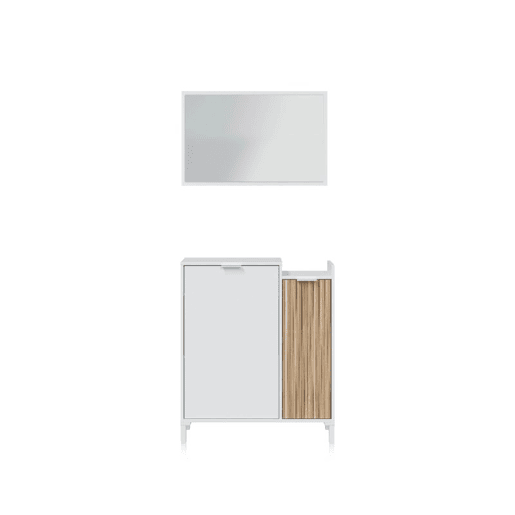 Corredor de Nitza Blanco Artik (Blanco Mate) - Natur 77 x 91 x 24 cm