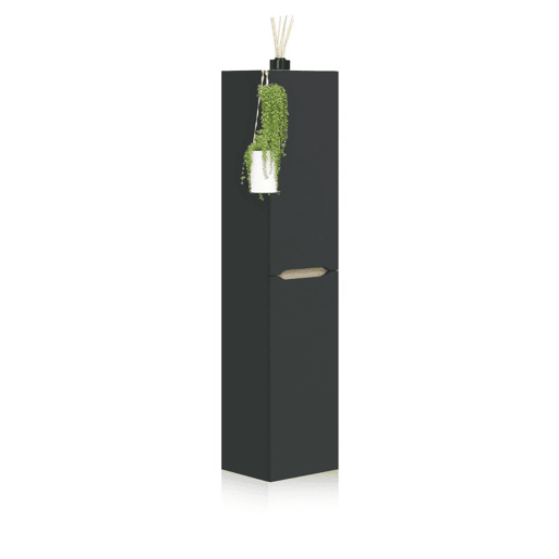 Coluna de casa de banho suspensa Opera Antracita - Roble 31 x 135 x 26 cm
