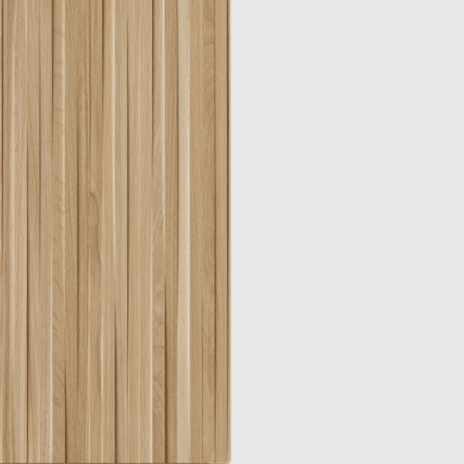 Cómoda Nitza Blanco Artik (Blanco Mate) - Natur 61 x 109 x 40 cm