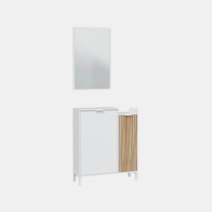 Recibidor Ethna Blanco Artik (Blanco Mate) - Natur 77 x 91 x 24 cm