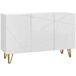 Aparador Melamina de Madera HOMCOM Aparador Melamina de Madera HOMCOM Blanco