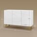 Aparador Melamina de Madera HOMCOM Aparador Melamina de Madera HOMCOM Blanco