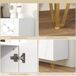 Aparador Melamina de Madera HOMCOM Aparador Melamina de Madera HOMCOM Blanco