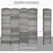 Biombo Polipropileno HOMCOM, hogar - decoración Biombo Polipropileno HOMCOM, hogar - decoración Gris
