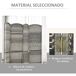 Biombo Polipropileno HOMCOM, hogar - decoración Biombo Polipropileno HOMCOM, hogar - decoración Gris