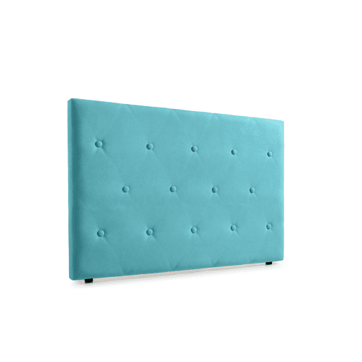 Cabeceira Estofada VENICE Aqualine 145x115x12 cm - TURQUESA - Moonia