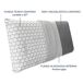 Almohada Viscoelástica Carbono Plus 75x40 Almohada Viscoelástica Carbono Plus 75x40 Blanco/ Gris