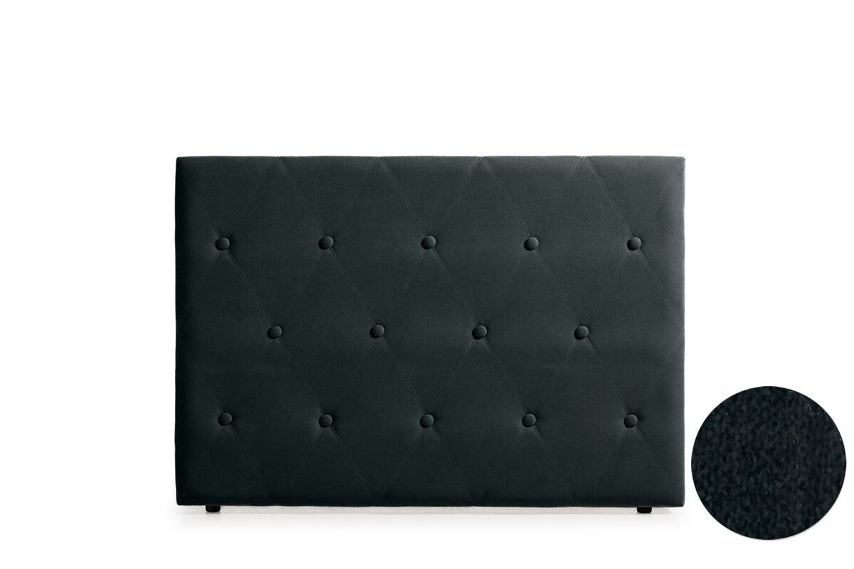 Cabecero Tapizado VENICE Acualine 130 Negro