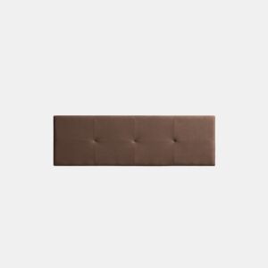 Cabeceira Estofada ALTEA Aqualine 220x50x5 cm - CHOCOLATE - Moonia