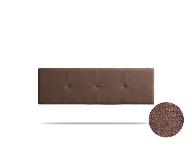 Cabecero tapizado altea acualine 130x50x5 cm - chocolate - moonia