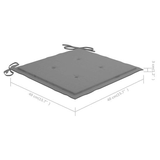 vidaXL Cadeiras de jardim dobráveis c almofadões 8 pcs teca maciça vidaXL Cadeiras de jardim dobráveis c almofadões 8 pcs teca maciça