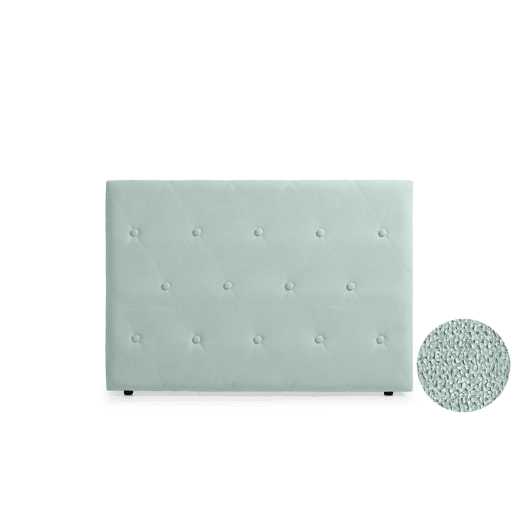 Cabeceira Estofada VENICE Aqualine 90x115x12 cm - TURQUESA - Moonia