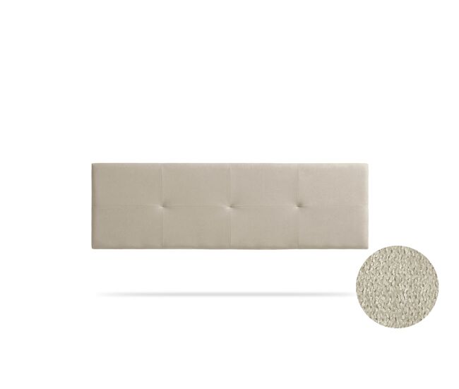 Cabecero tapizado altea acualine 145x50x5 cm - beige tostado - moonia