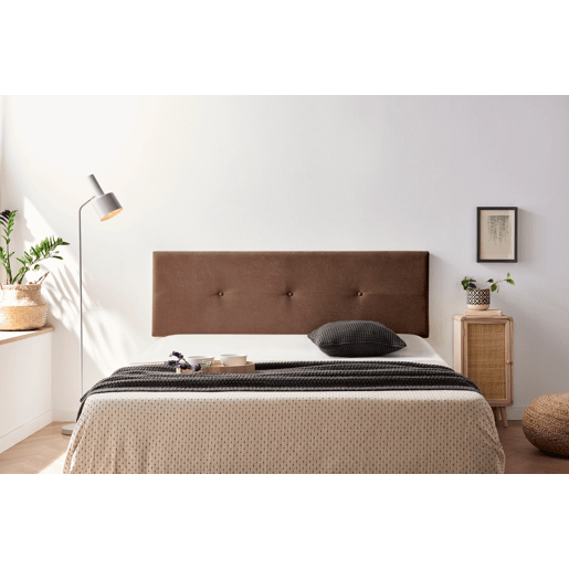 Cabeceira Estofada NAPOLI Aqualine 130x50x5 cm - Moonia