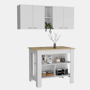 Conjunto de cozinha Cala, Conjunto mesa de cozinha 1DR 2S + armário superior 150 cozinha