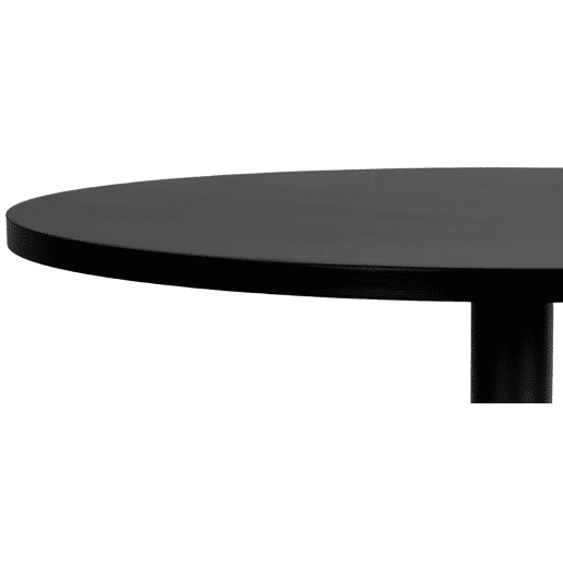 Mesa Alta de Bar con Tablero Redondo Madera Negronegro Ø 60 cm