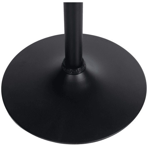 Mesa Alta de Bar con Tablero Redondo Madera Negronegro Ø 60 cm