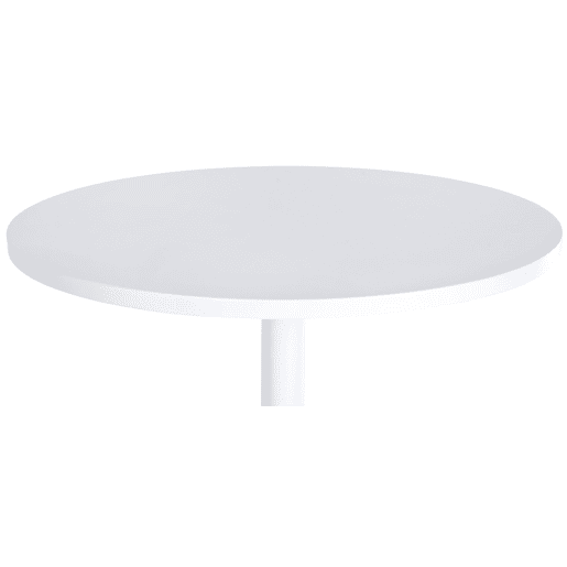 Mesa Alta de Bar con Tablero Redondo Madera Blancoblanco Ø 60 cm