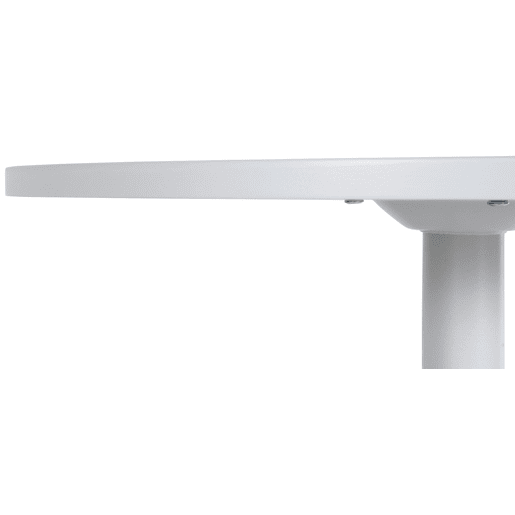 Mesa Alta de Bar con Tablero Redondo Madera Blancoblanco Ø 60 cm