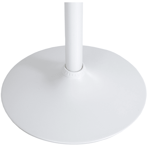 Mesa Alta de Bar con Tablero Redondo Madera Blancoblanco Ø 60 cm