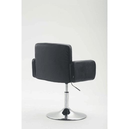 Silla Lounge Los Angeles Simil cuero Negro 48X58X80 cm