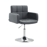 Silla Lounge Los Angeles Simil cuero Gris 48X58X80 cm