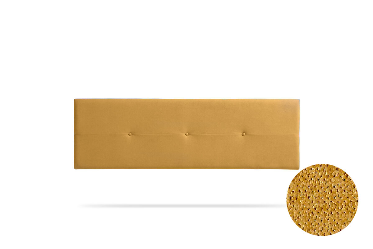 Cabecero Tapizado NAPOLI Acualine 145 Mostaza