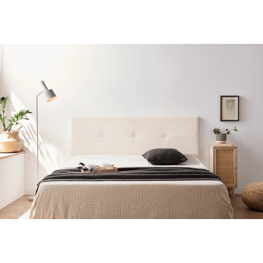 Cabeceira Estofada NAPOLI Aqualine 115x50x5 cm - Moonia